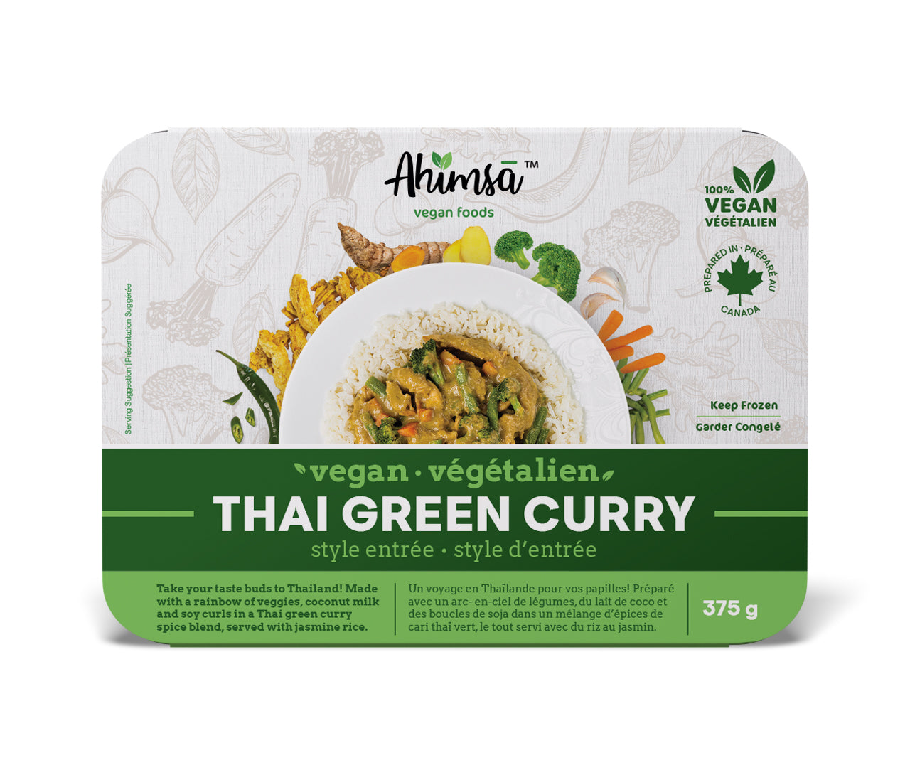 Vegan Thai Green Curry - Ahimsa Vegan Foods